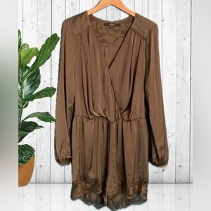 Guess Olive Green Silky Rhomper